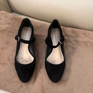 Via Spiga Black Suede Mary Jane - 39